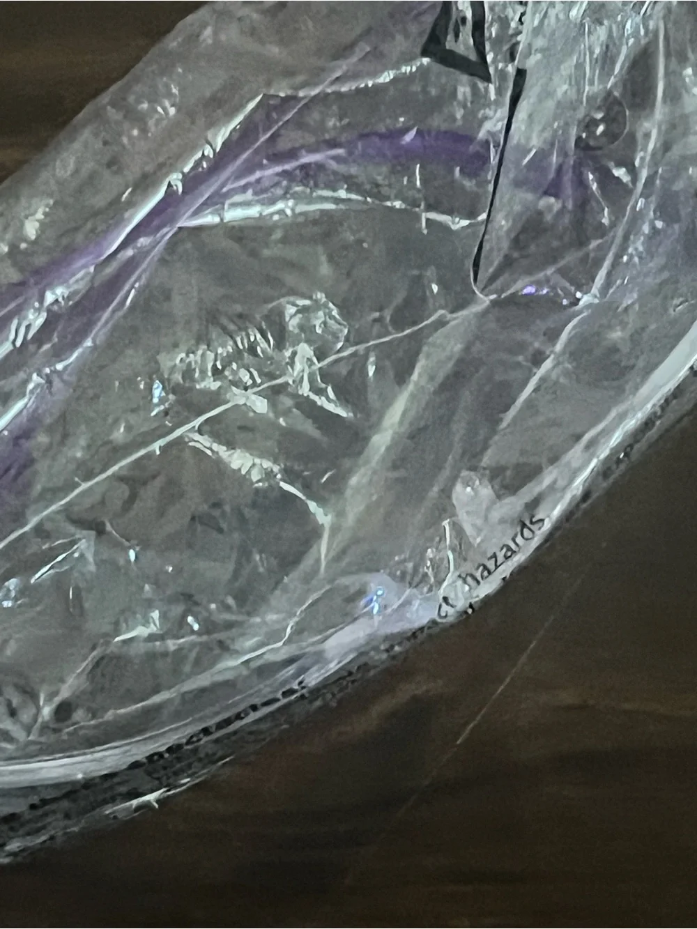 Purple Clear Plastic Kids SunGlasses